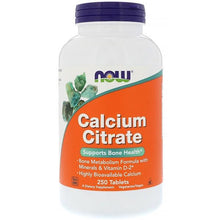 Load image into Gallery viewer, Now Foods, Calcium Citrate, 250 Tablets
