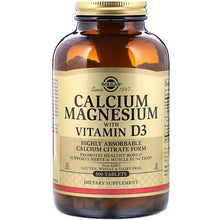 Load image into Gallery viewer, Solgar, Calcium Magnesium with Vitamin D3, 300 Tablets
