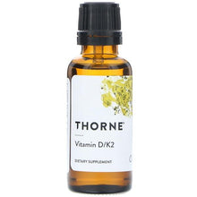 Load image into Gallery viewer, Thorne Research, Vitamin D/K2, 1 fl oz (30 ml)
